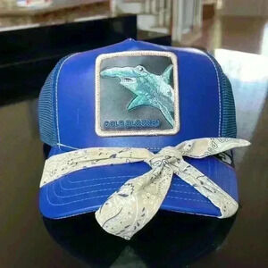 Goorin Bris Cold Blooded Jawsome Dhark Hammerhead LE Trucker Hat Shark Ballcap